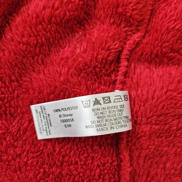 Disney ❤️Minnie Mouse Red Kids Robe - Picture 4 of 5